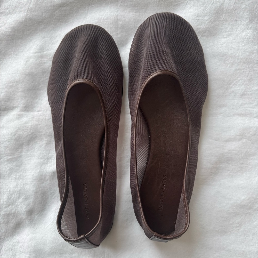 Dear Frances Balla Mesh Ballet in Coffee